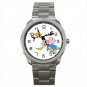 Sport metal watch daffy duck porky