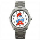 Sport metal watch papa smurf