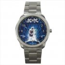 Sport metal watch ac/dc