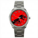 Sport metal watch jurassic t-rex