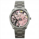 Sport metal watch alice in wonderland queen of hearts