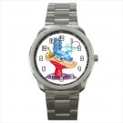Sport metal watch alice in wonderland caterpillar bong