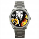 Sport metal watch james bond agent 007 goldeneye