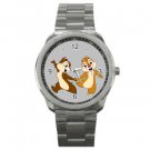 Sport metal watch chip and dale