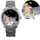 Sport metal watch cow and chicken
