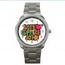 Sport metal watch love piece joy