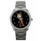 Sport metal watch zombie plant