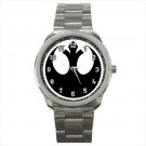 Sport metal watch rebel alliance symbol star wars