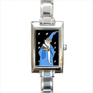 merlin sword in the stone Rectangle Italian Charm Watch