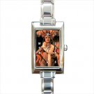From Dusk Till Dawn Rectangle Italian Charm Watch