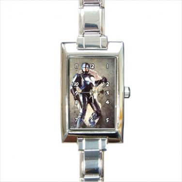 robocop Rectangle Italian Charm Watch