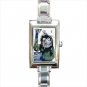 Crazy Harry muppet Rectangle Italian Charm Watch