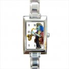 muppet zoot sax  Rectangle Italian Charm Watch