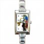 muppet zoot sax  Rectangle Italian Charm Watch