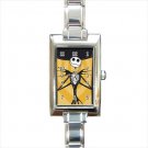 nightmare before christmas jack skellington Rectangle Italian Charm Watch