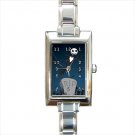 nightmare before christmas jack skellington Rectangle Italian Charm Watch