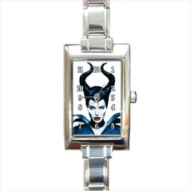 Maleficent sleeping beauty Rectangle Italian Charm Watch