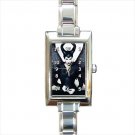 Maleficent sleeping beauty Rectangle Italian Charm Watch
