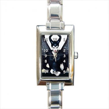 Maleficent sleeping beauty Rectangle Italian Charm Watch