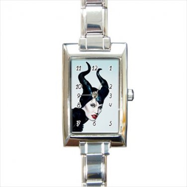 Maleficent sleeping beauty Rectangle Italian Charm Watch
