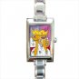 robin hood king Rectangle Italian Charm Watch