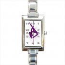 pole dancer Rectangle Italian Charm Watch