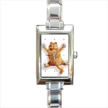 Garfield Rectangle Italian Charm Watch
