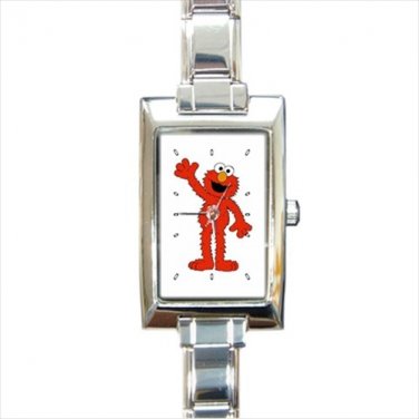 elmo Rectangle Italian Charm Watch
