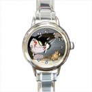Cinderella mouse cat Italian Charm Watch Cinderella mouse cat Italian Charm Watch