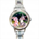 Bambi bunnies rabbits Italian Charm Watch Bambi bunnies rabbits Italian Charm Watch