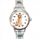 golden retriever Italian Charm Watch