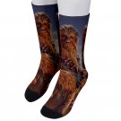 Socks men's crew star wars story chewbacca wookie