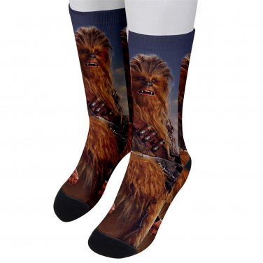 Socks men's crew star wars story chewbacca wookie