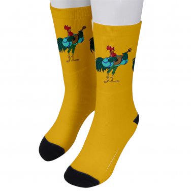 Socks men's crew alan-a-dale rooster