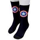 Socks men's crew captain america shield