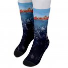 Socks men's crew piranhas
