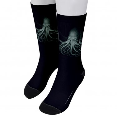 Socks men's crew cthulhu octopus
