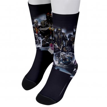 Socks men's crew return of the zombies halloween