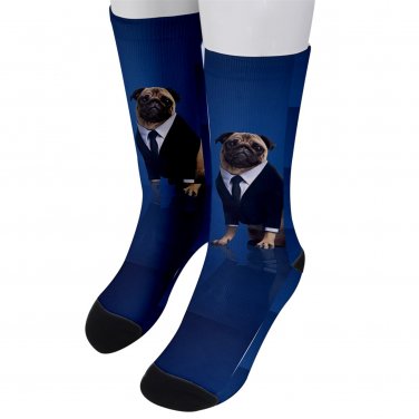 Socks men's crew pug