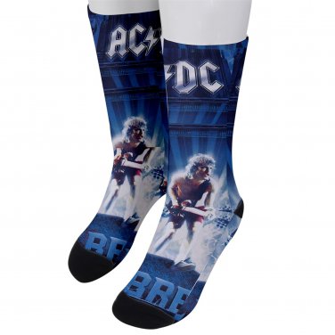 Socks men's crew ac/dc
