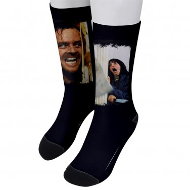 Socks men's crew shining overlook hotel horror