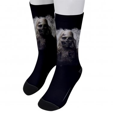 Socks men's crew zombie