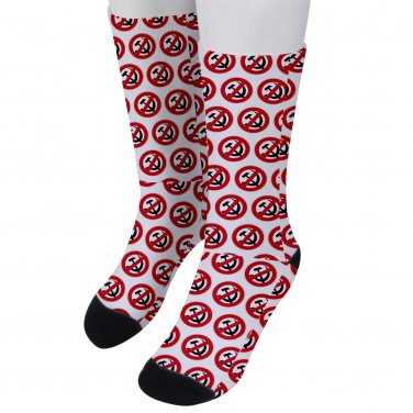 Socks men's crew communism  hammer and sickle