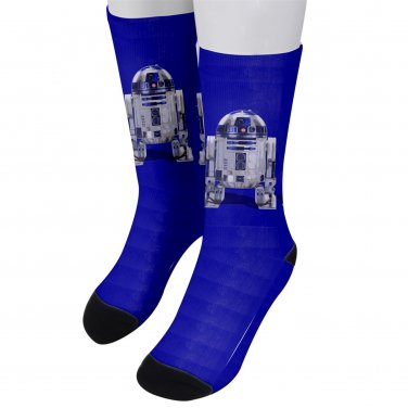 Socks men's crew star wars r2d2