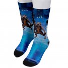 Socks men's crew rocket raccoon gotg