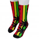 Socks men's crew rasta reggae
