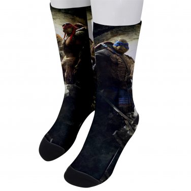 Socks men's crew turtles ninja mutant
