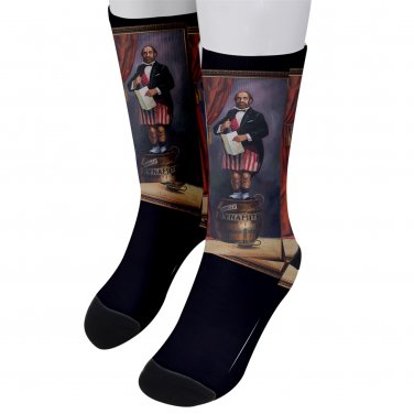 Socks men's crew haunted mansion stretching room