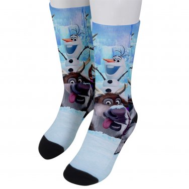 Socks men's crew olaf frozen sven
