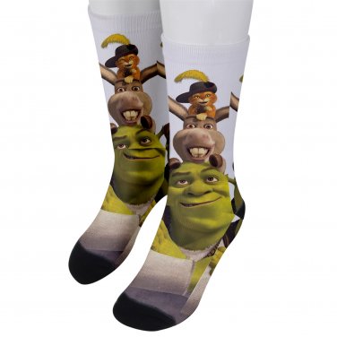 Socks men's crew shrek